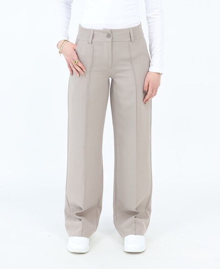 Low/Mid Waist Sanne Pants Light Taupe (REGULAR)