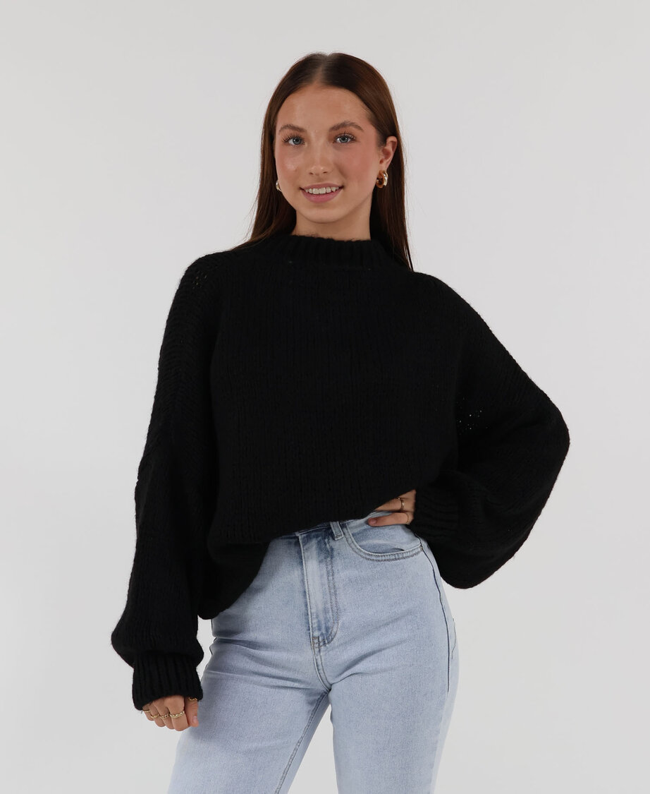 Comfy Knit Black