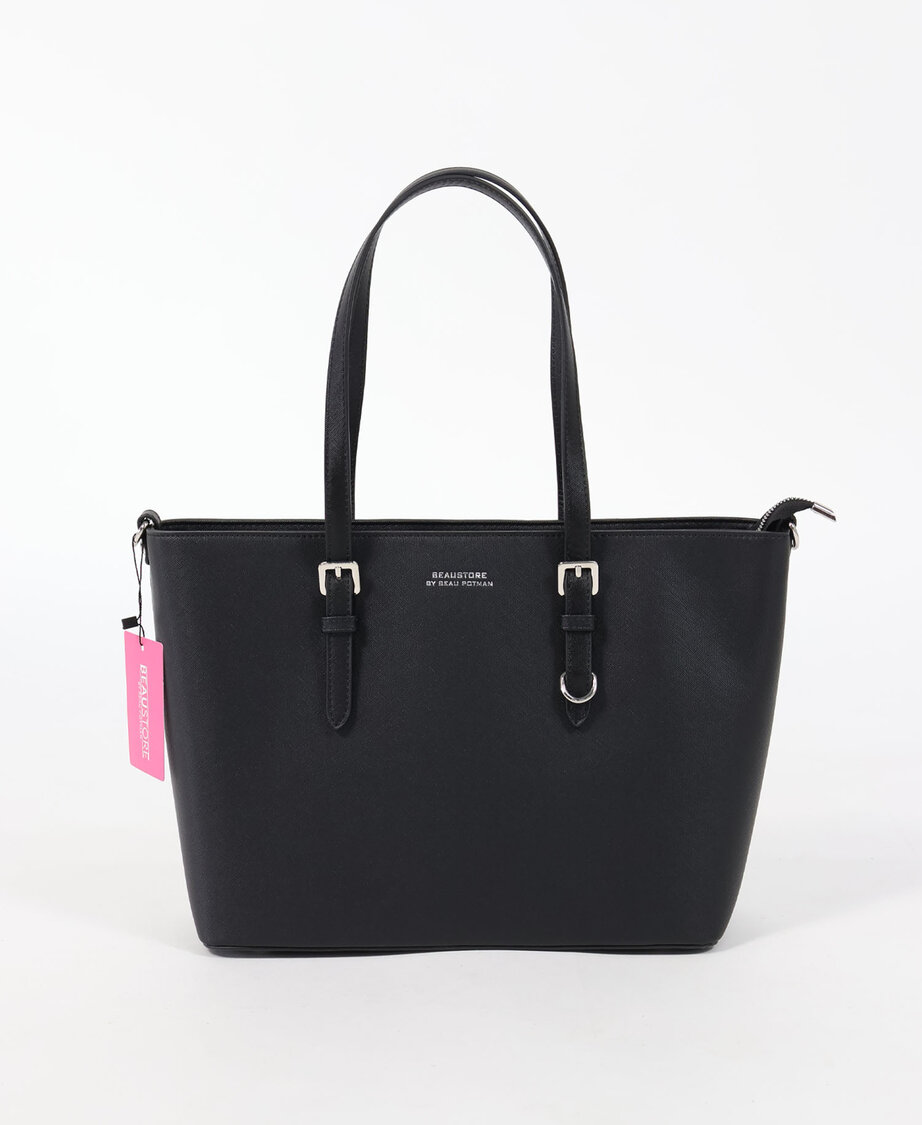 BeauStore X Flora en Co Saffiano Bag Black