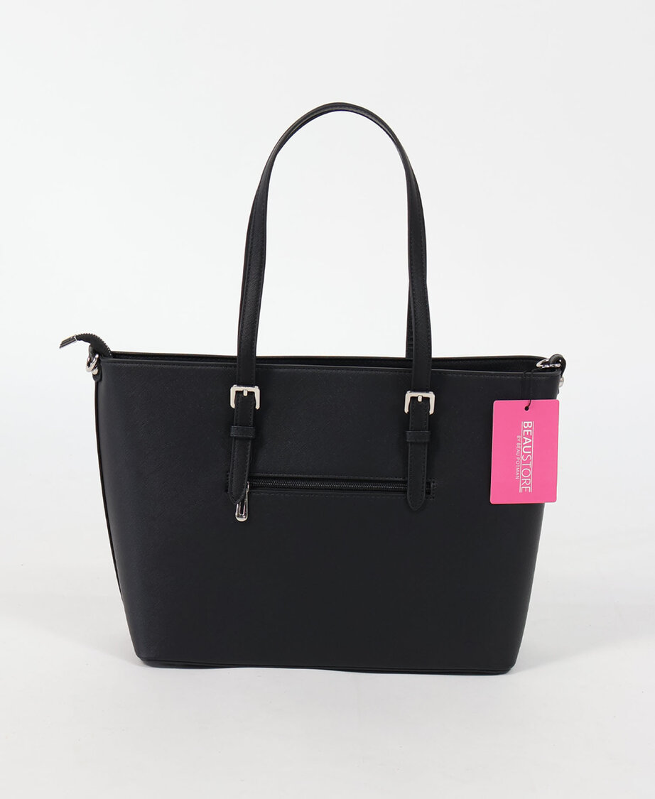 BeauStore X Flora en Co Saffiano Bag Black