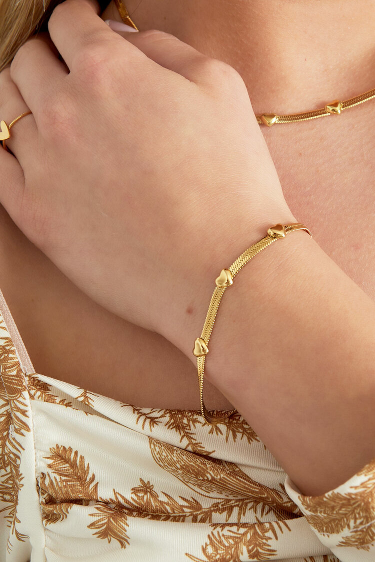 Hearts Armband Zilver