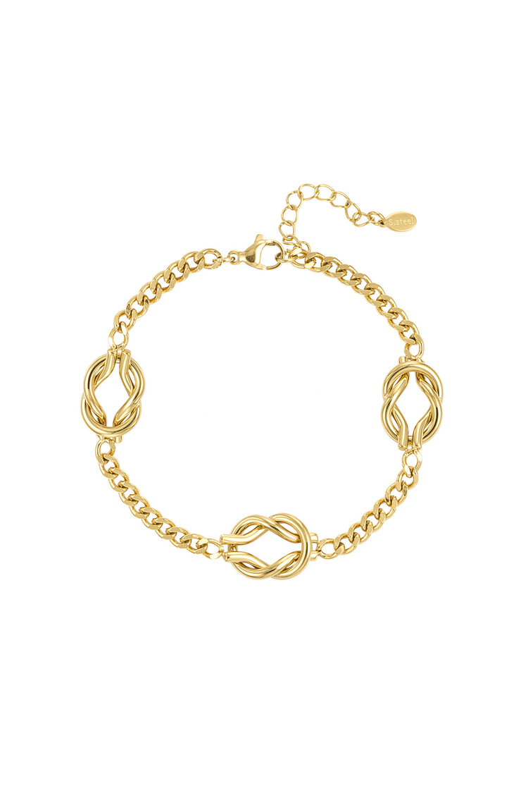 Knot Armband Goud