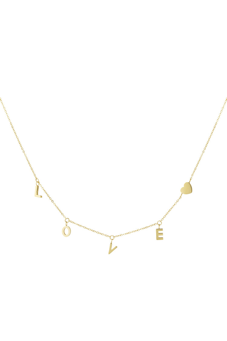 Love Ketting Goud