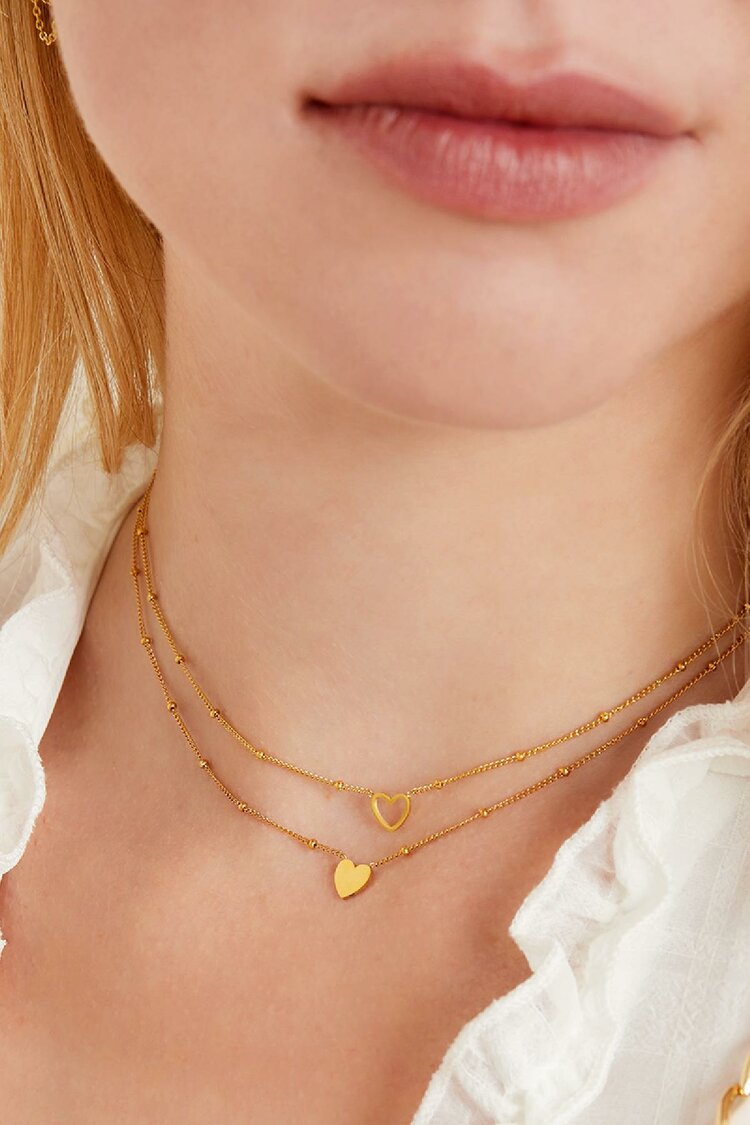 Little Heart Ketting Goud