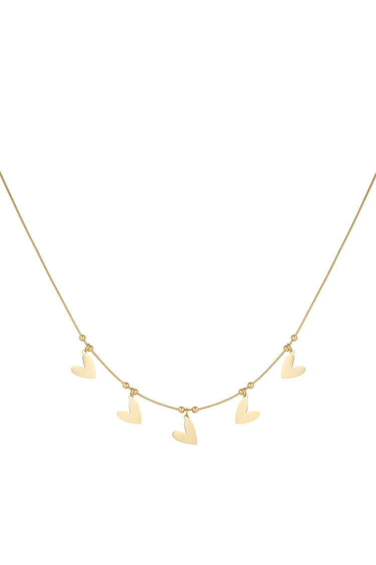 Heart To Heart Ketting Goud