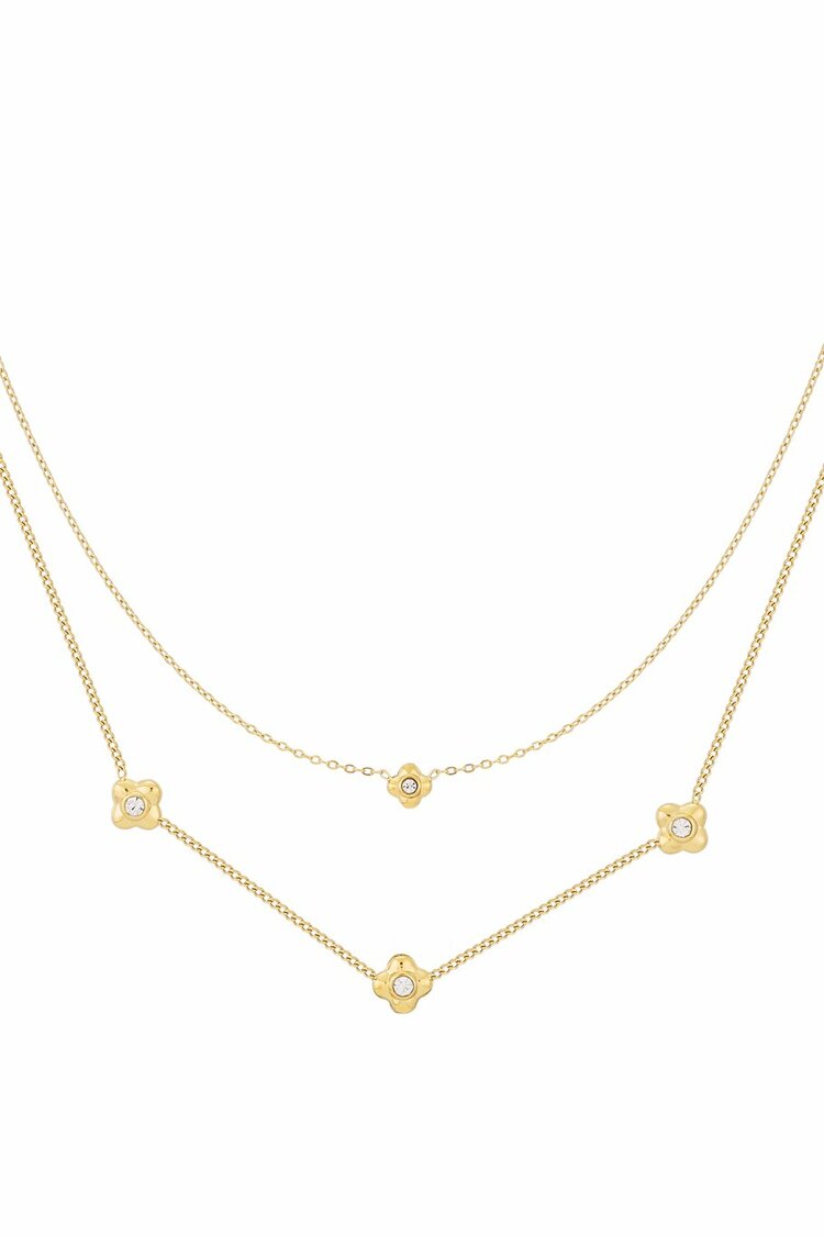 Flowery Ketting Goud