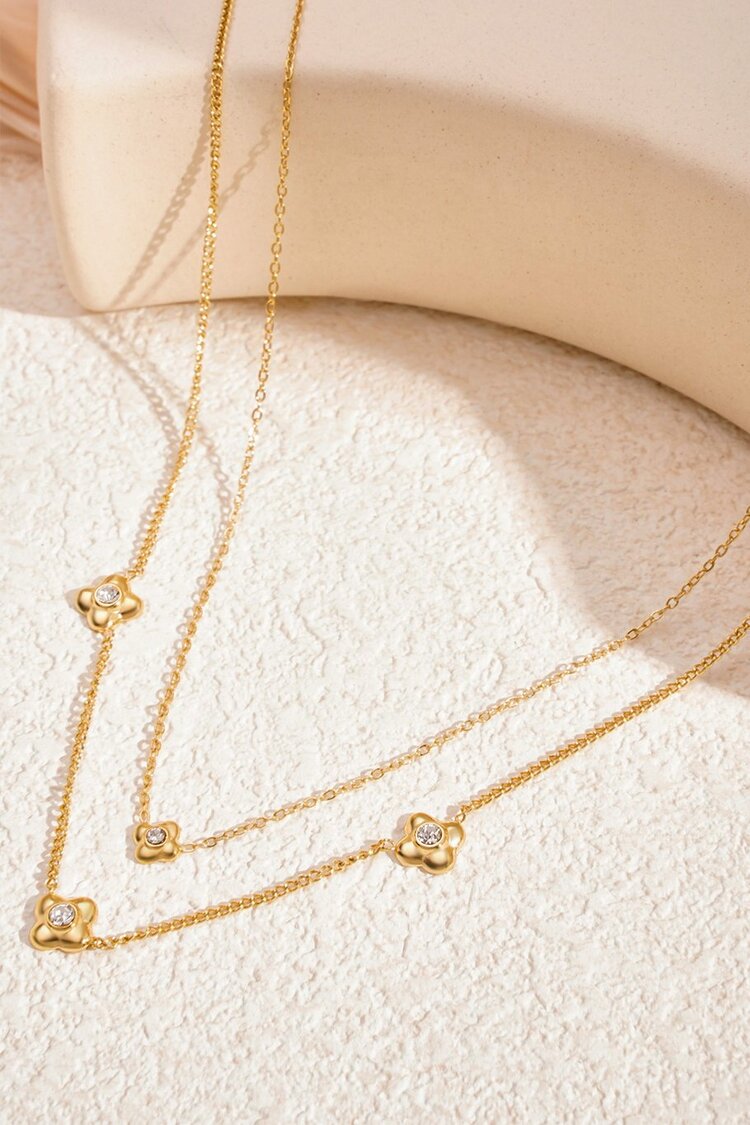 Flowery Ketting Goud