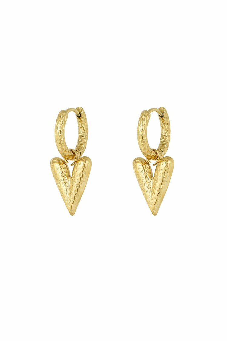 Love On Top Oorbellen Goud