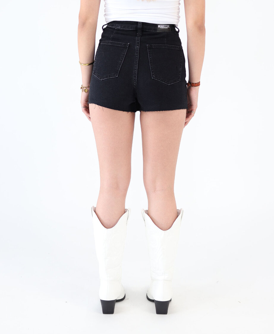 Denim Jeans Skort Black 3182