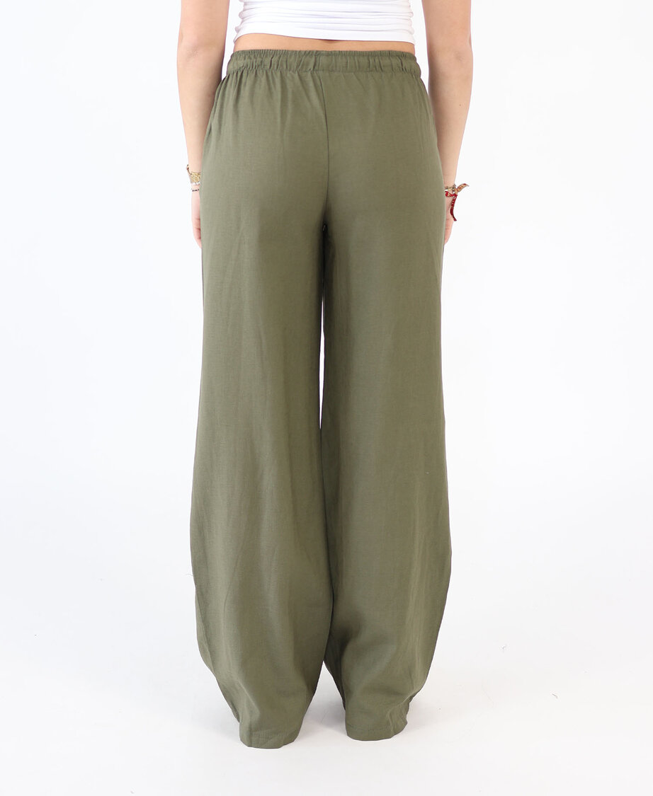 Linnen Pants Khaki (REGULAR)