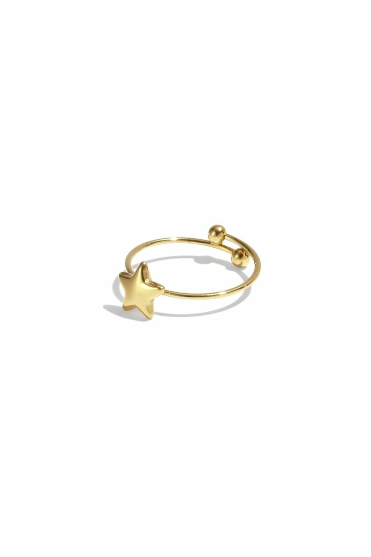 Little Star Ring Goud