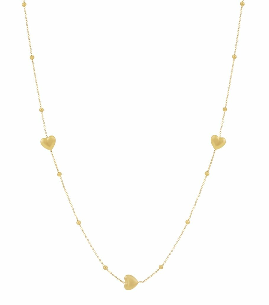 Heart Extra Long Ketting Goud