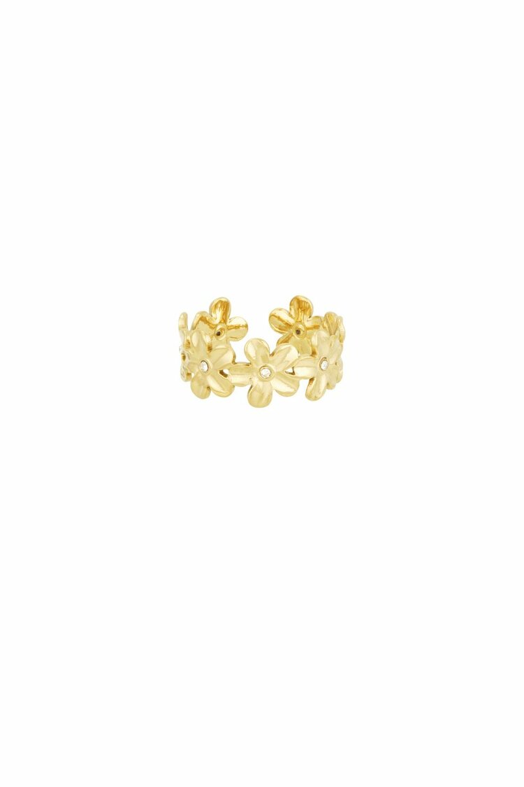 Infinite Flower Ring Goud