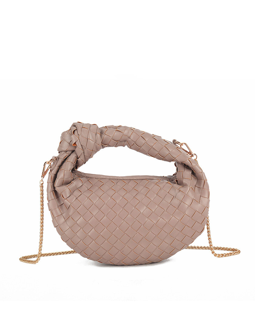 Knotted Tas Taupe