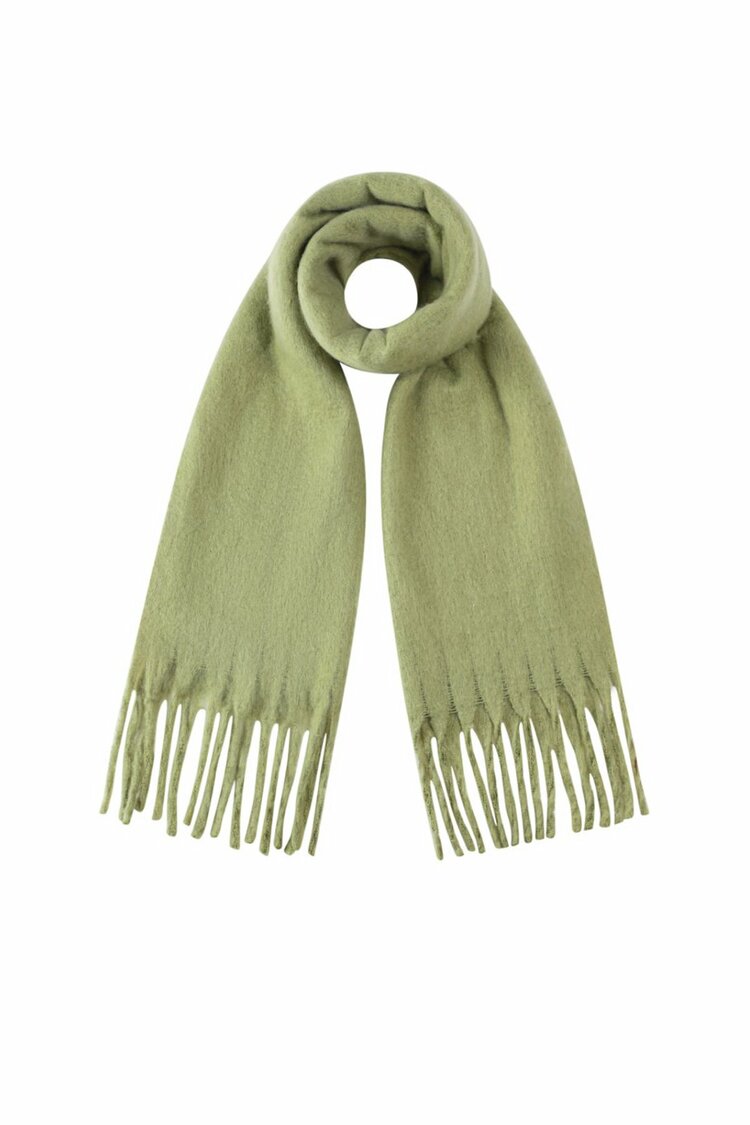 Wintersjaal Pistache