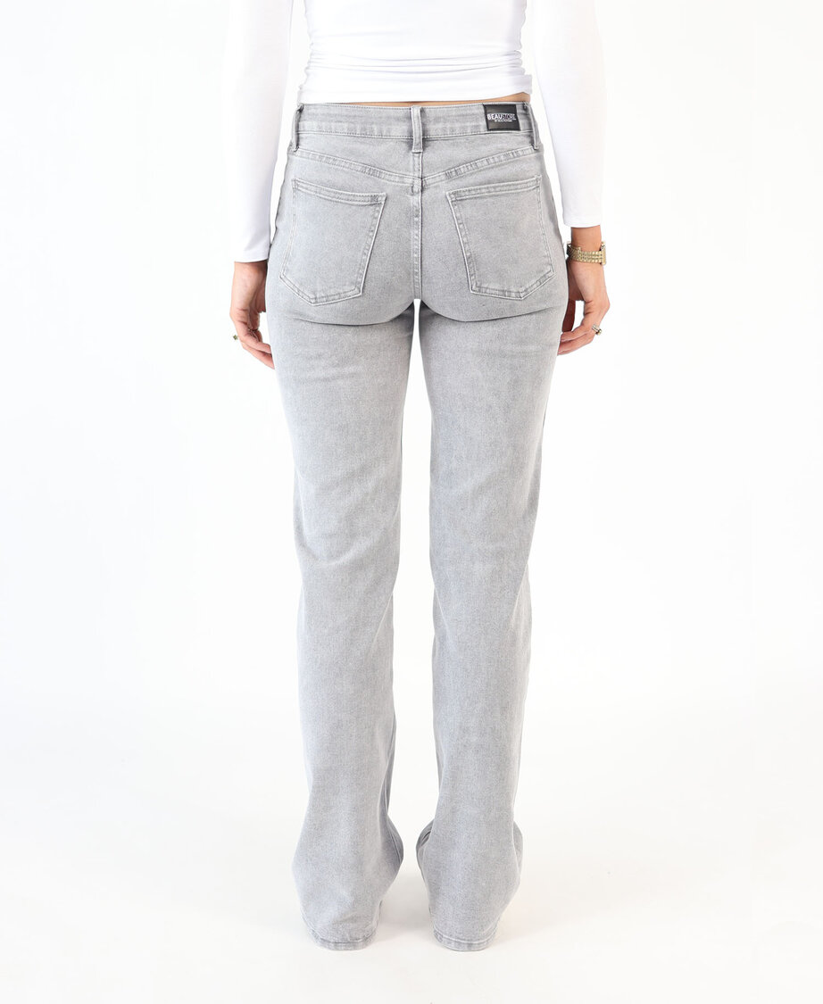 Low/Mid Waist Wide Leg Jeans 3167 Lightgrey (TALL)