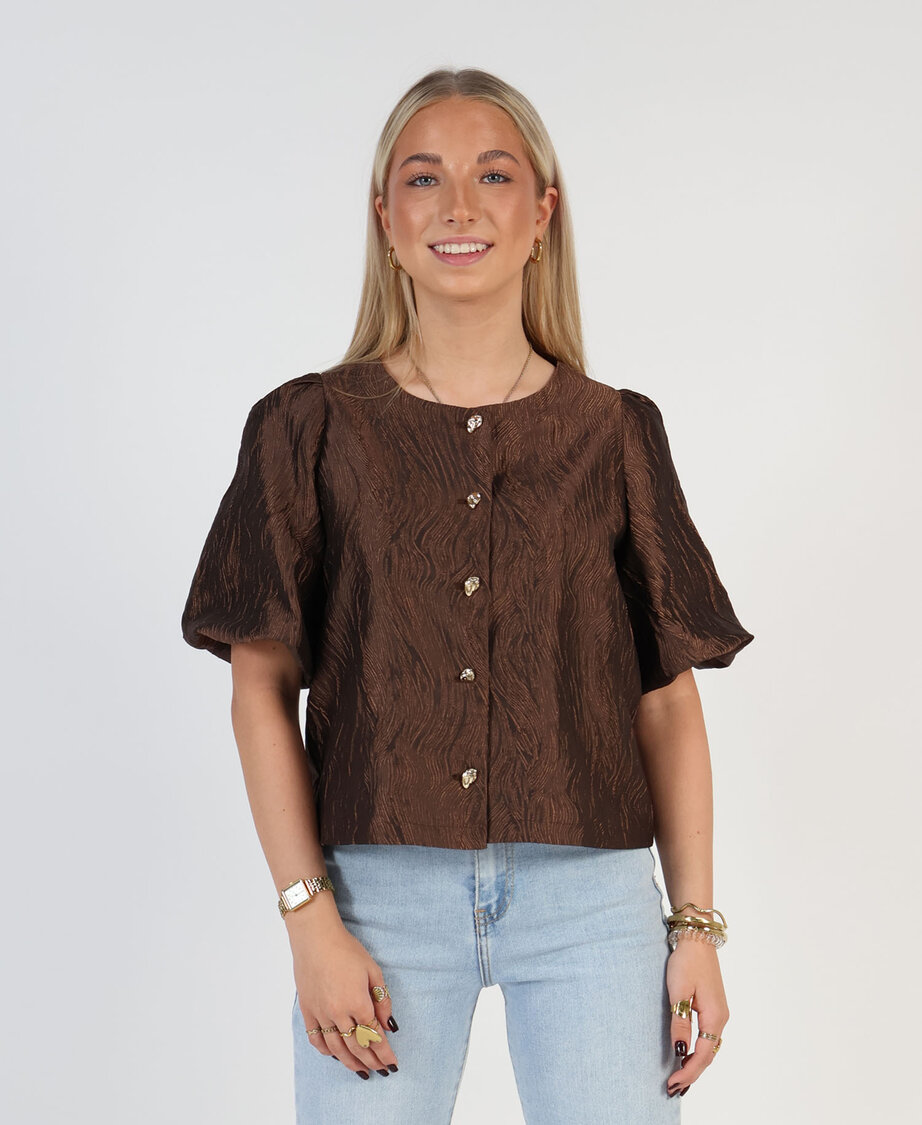 Rustic Blouse Choco