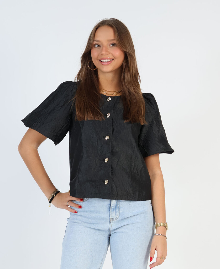 Rustic Blouse Black