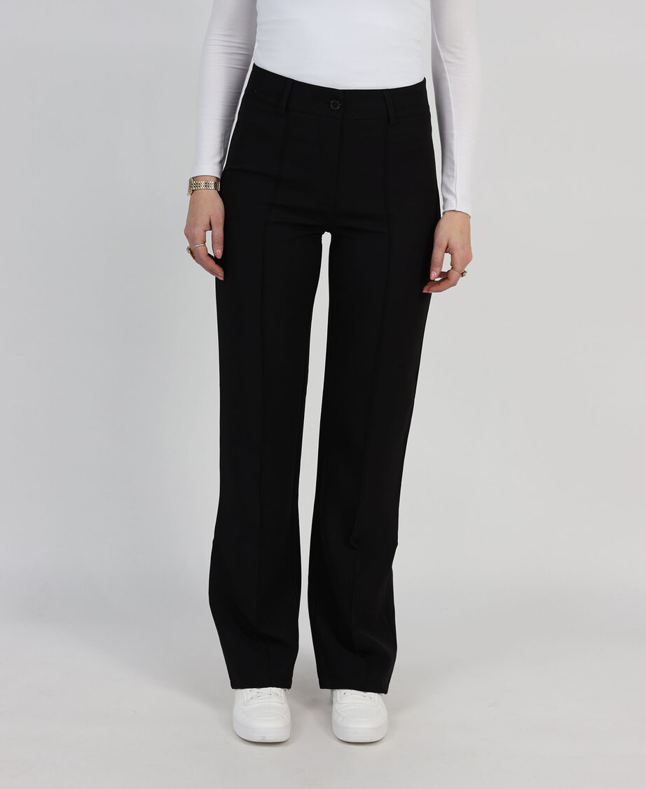 Sanne Stripe Pants Black (TALL)