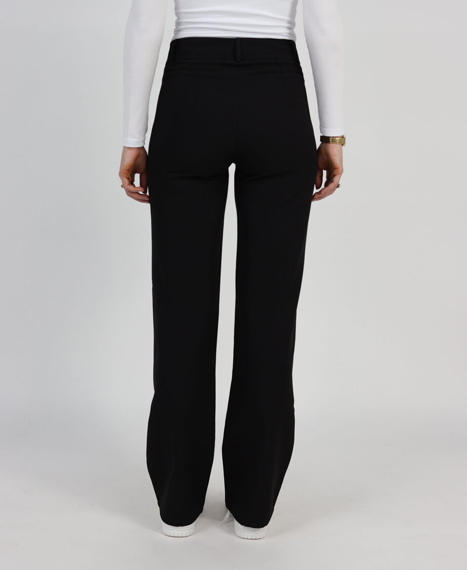 Sanne Stripe Pants Black (TALL)