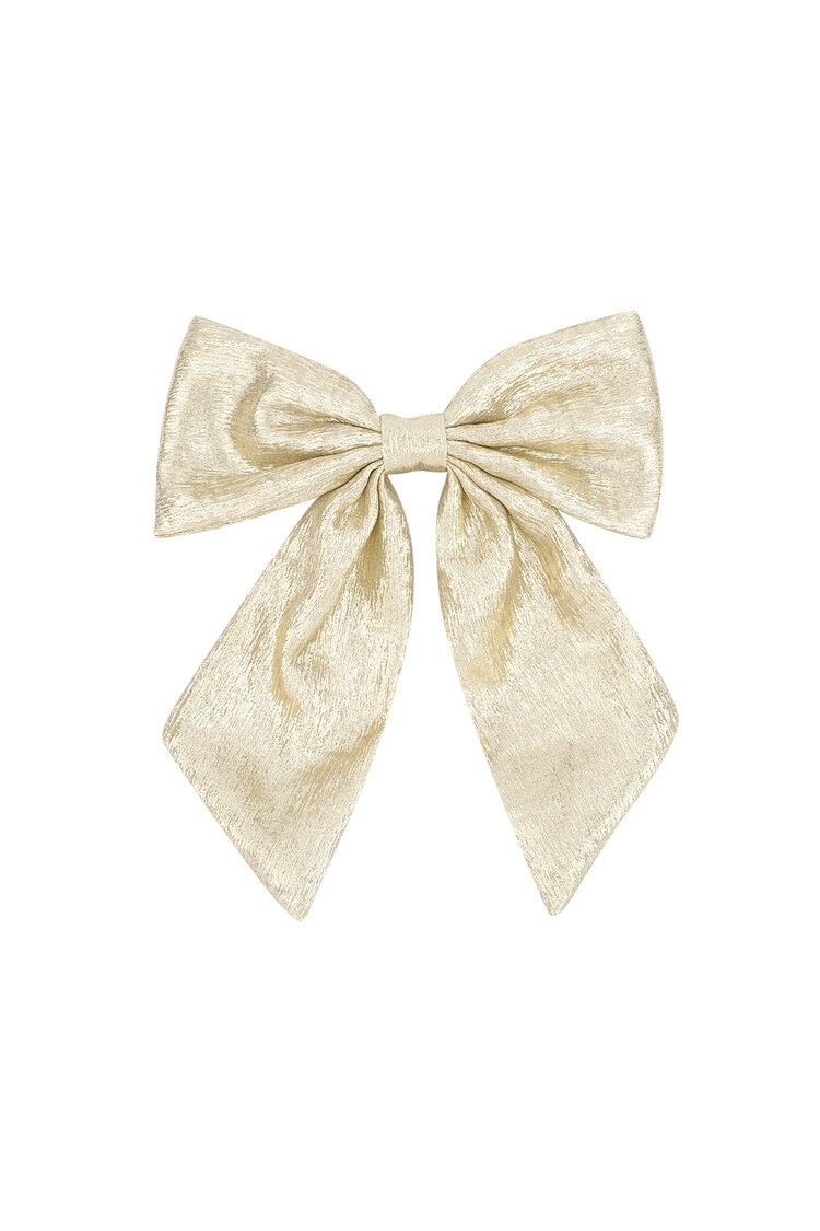 Hairclip Bow Gold