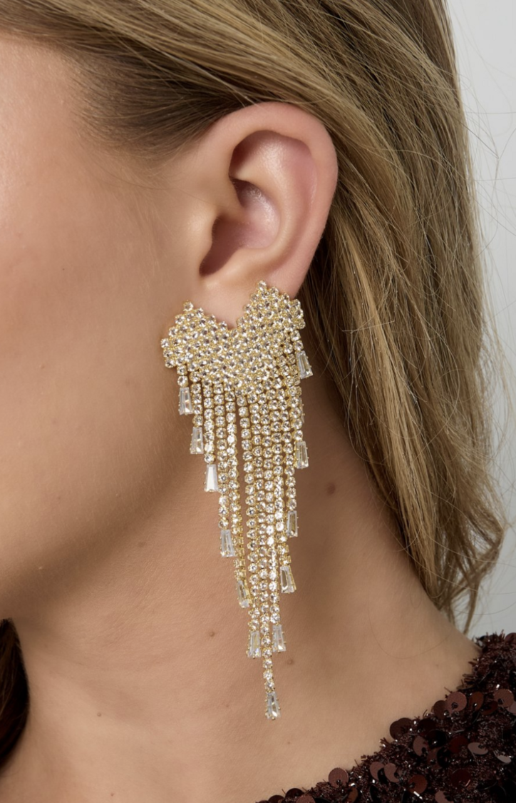 Glamour Heart Oorbellen Goud