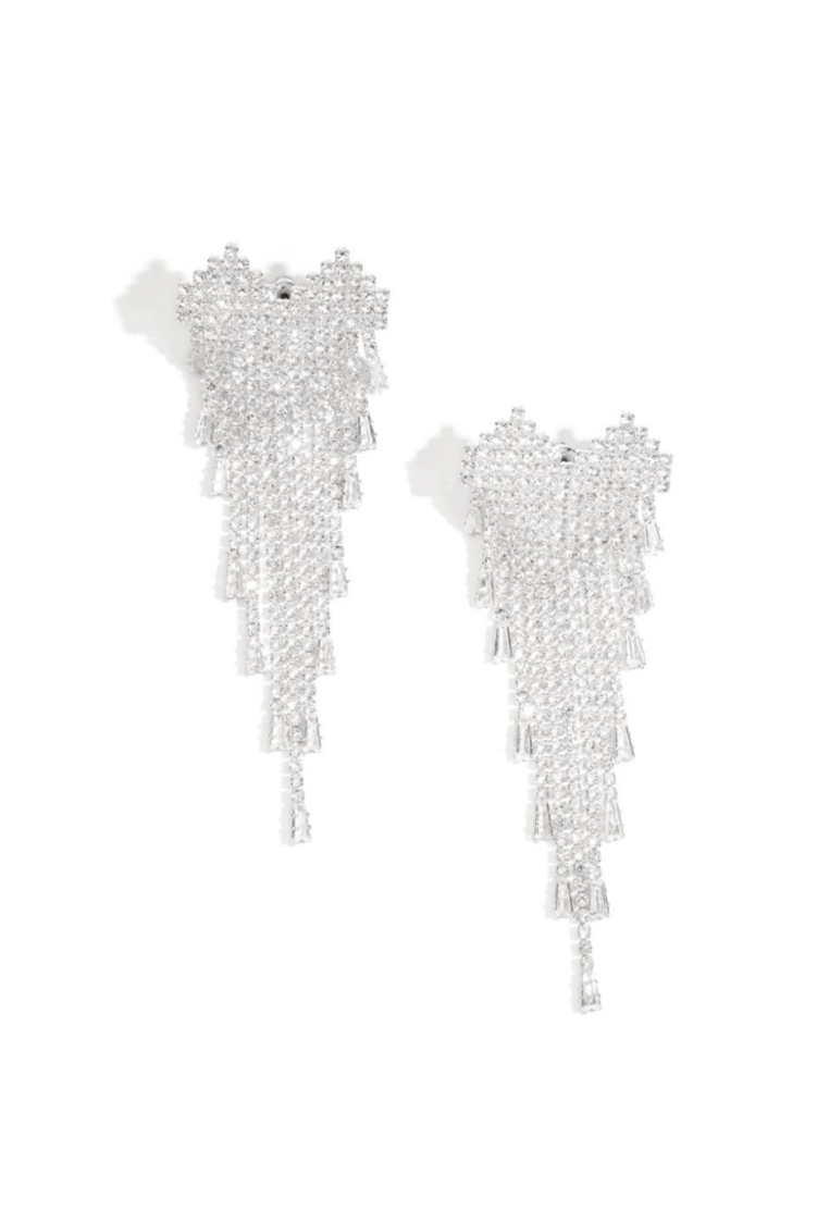 Glamour Heart Oorbellen Zilver