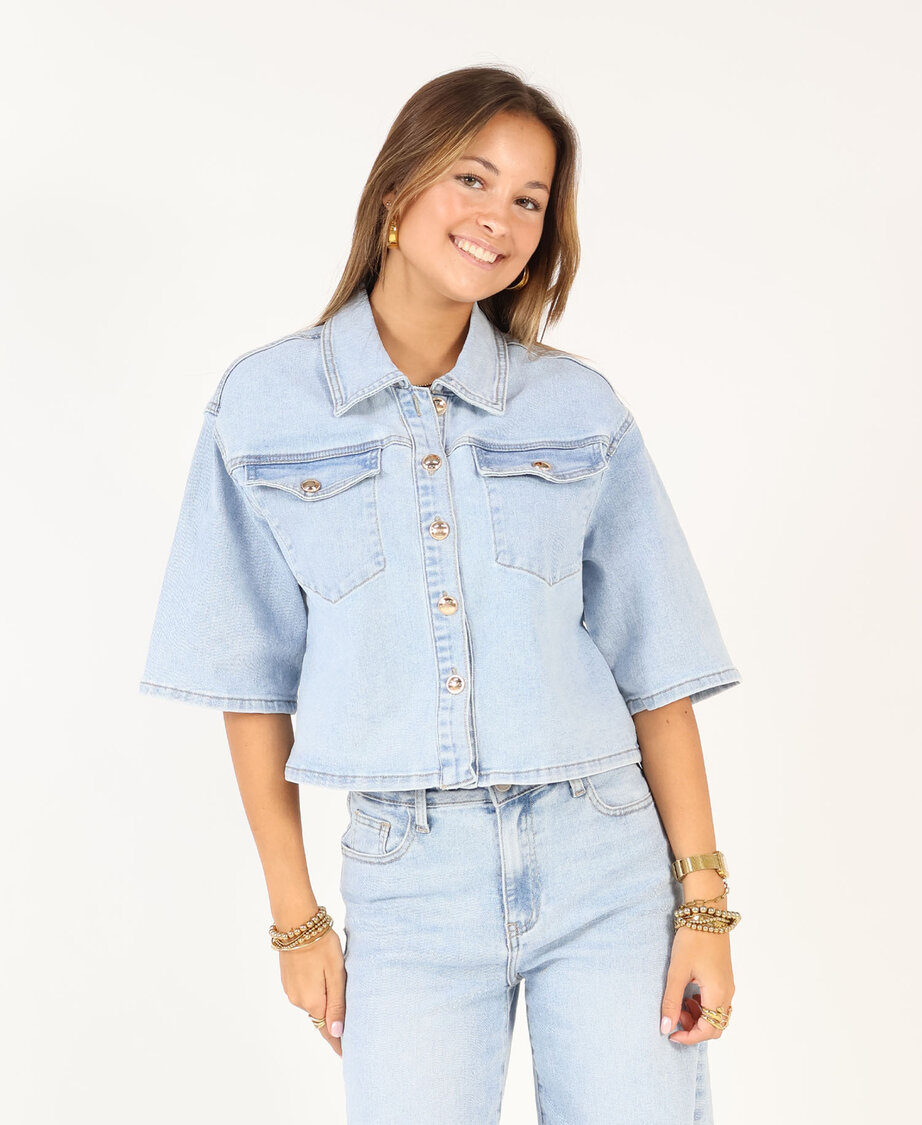 Denim Blouse Blue