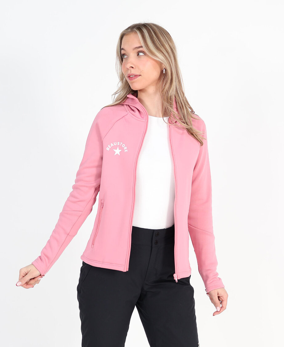 BeauStore Zip Hood Pink