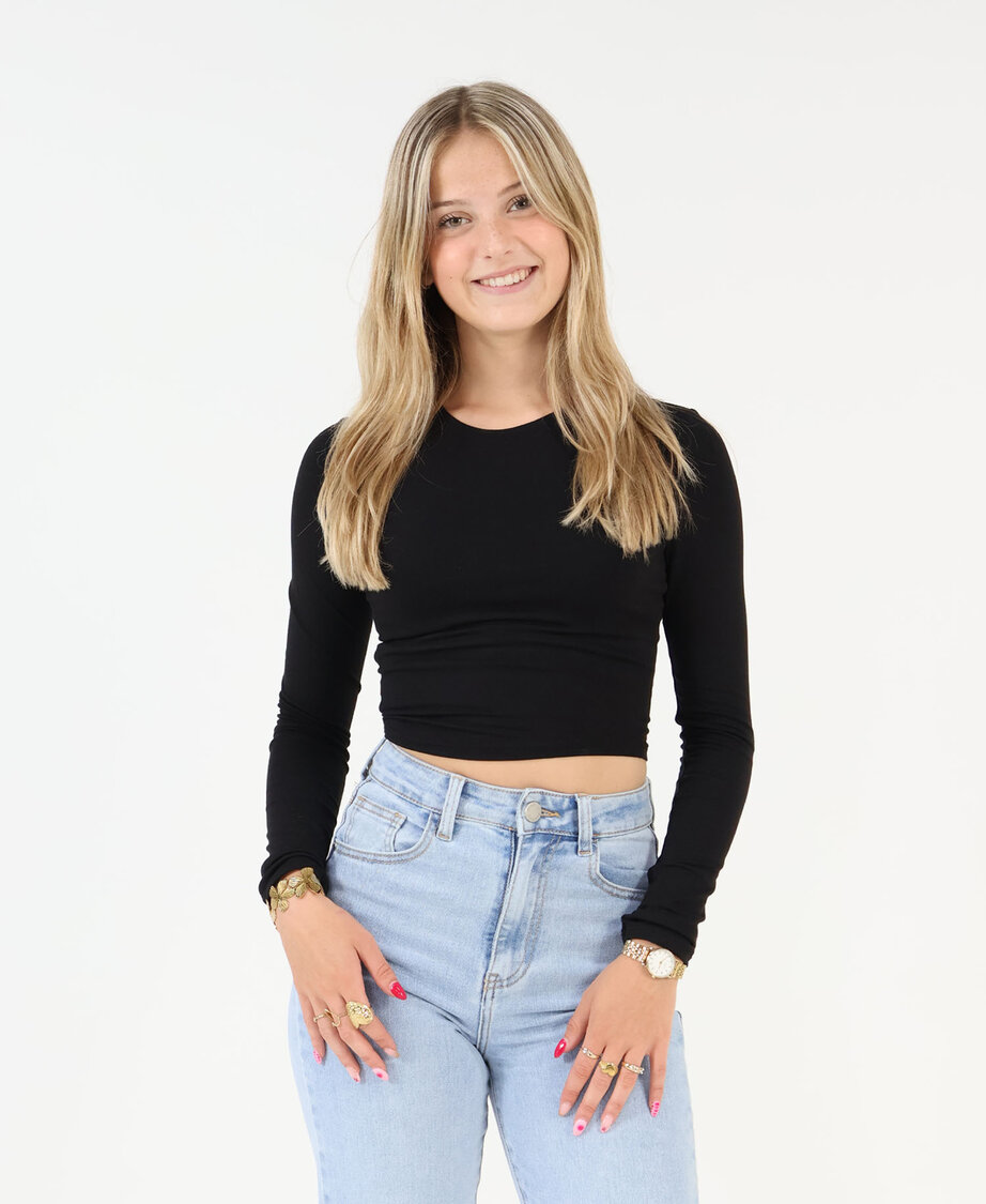 Leela Top Black 