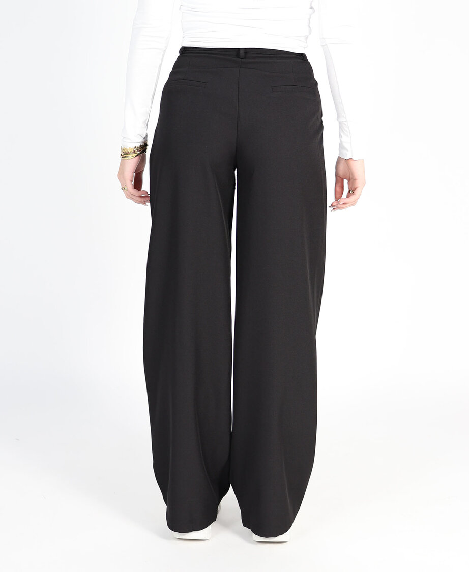 Wide Leg Pantalon Black (REGULAR)
