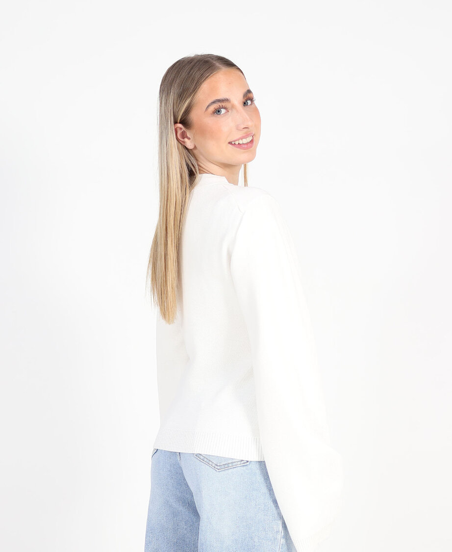 Knitted Cardigan White