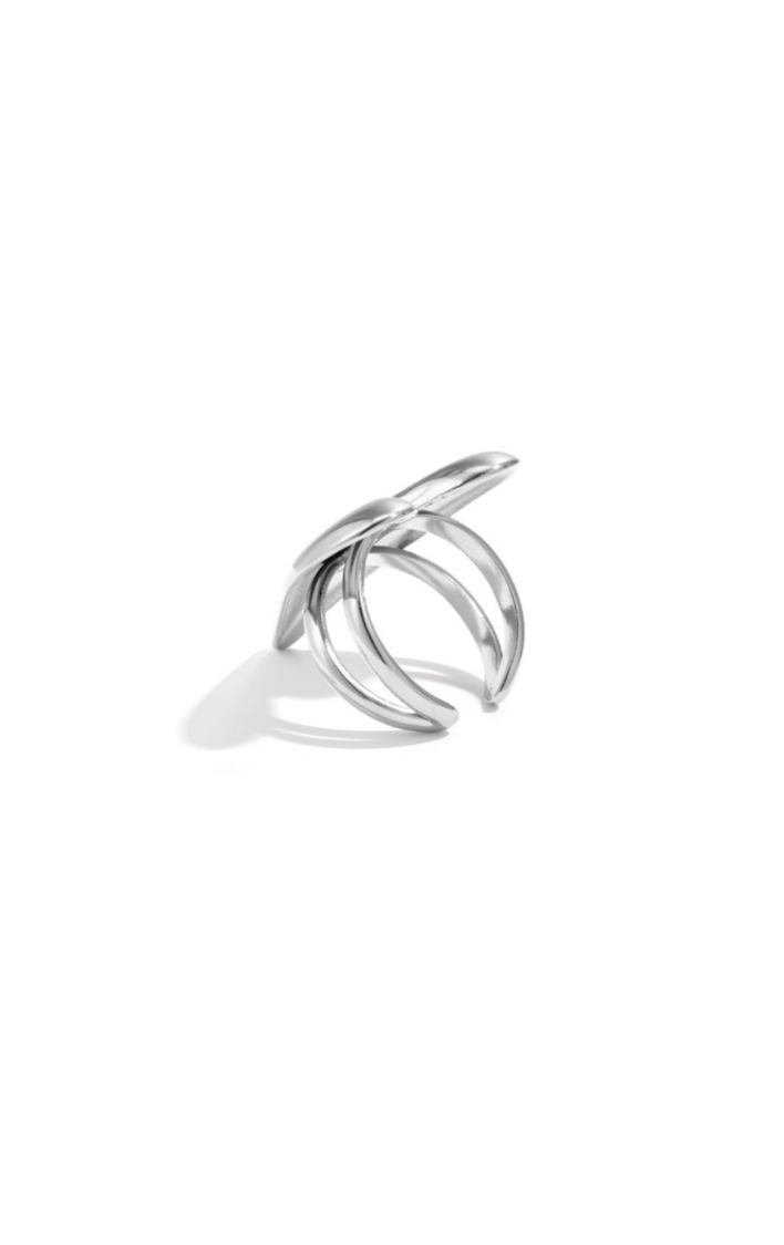 Statement Heart Ring Zilver