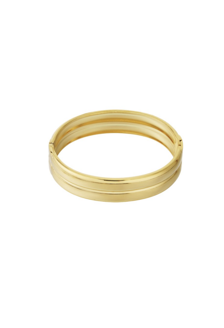 Double Bangle Armband Goud