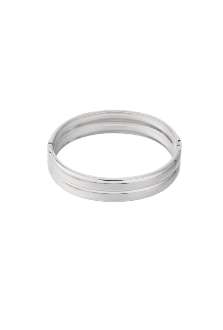 Double Bangle Armband Zilver