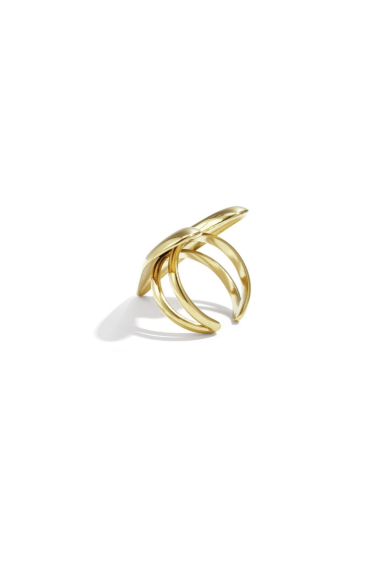 Statement Heart Ring Goud