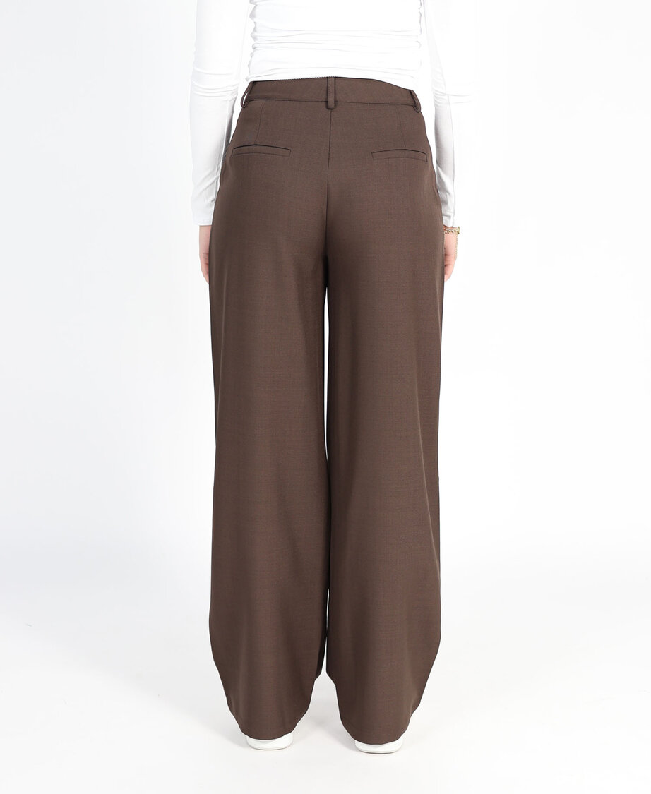 Wide Leg Pantalon Choco (REGULAR)