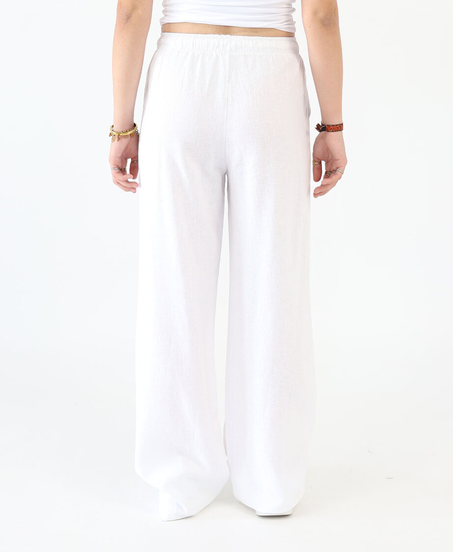 Linnen Pants White (REGULAR)