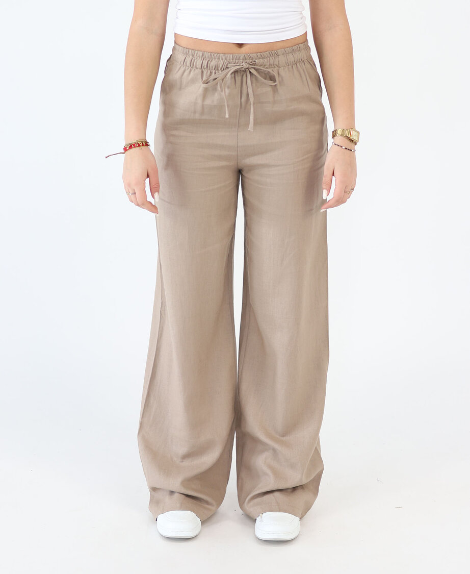 Linnen Pants Taupe (REGULAR) 