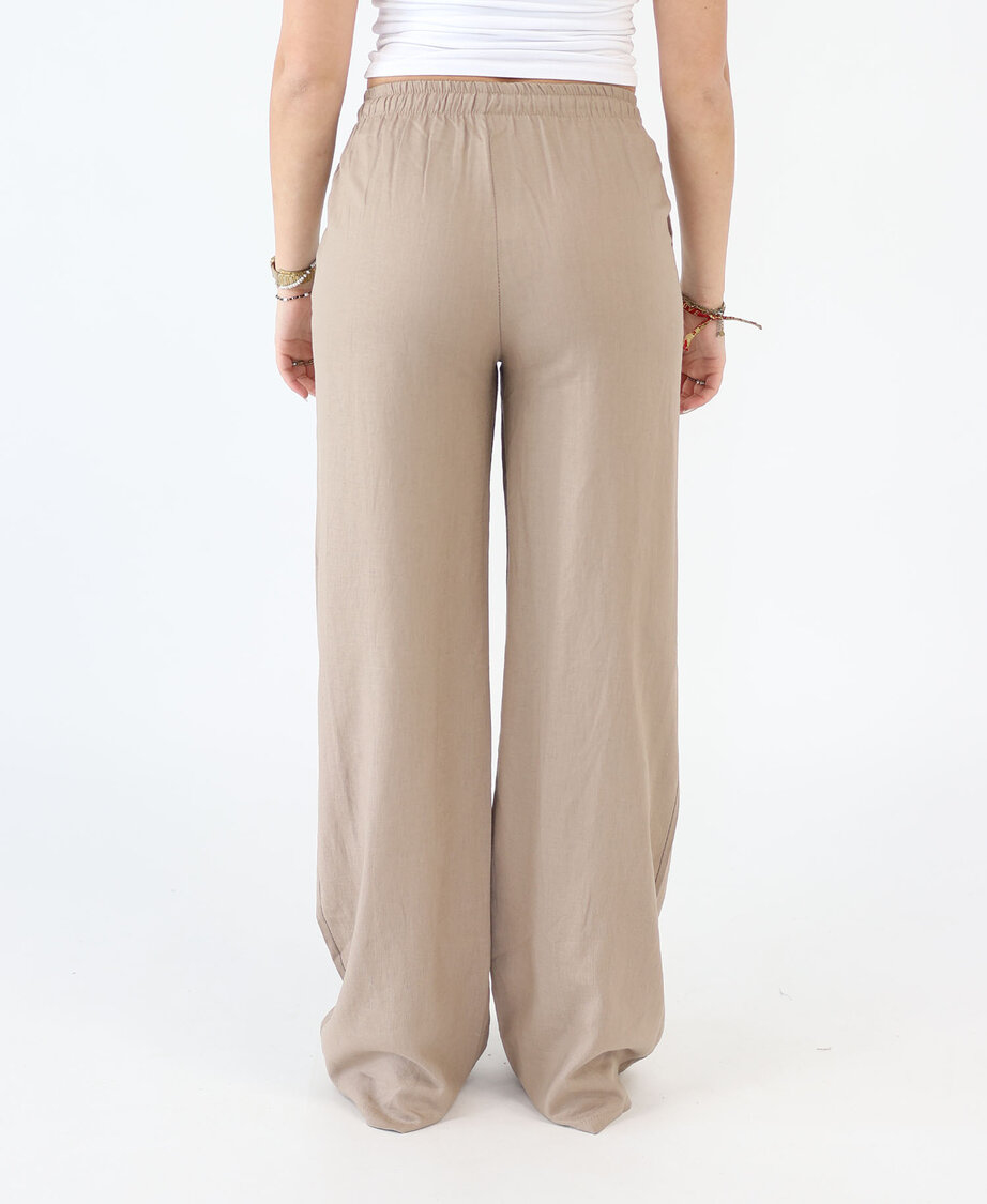 Linnen Pants Taupe (REGULAR) 