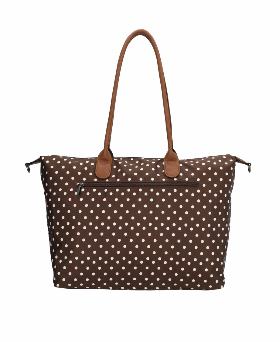 Charm London Buckingham Laptopbag Polkadot Choco
