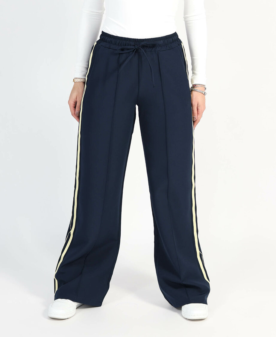 Striped Trackpants Navy Blue/ Yellow (TALL)