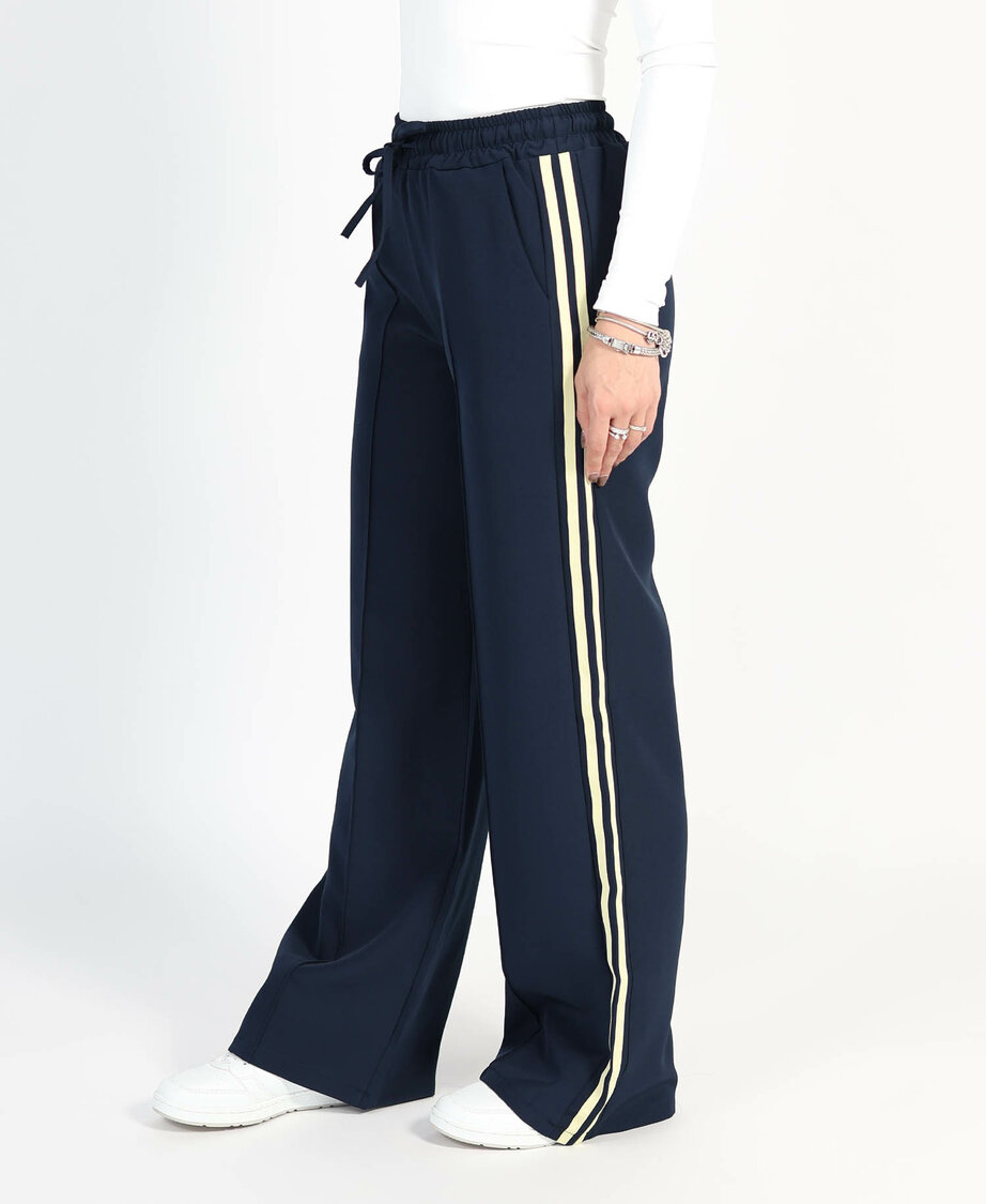 Striped Trackpants Navy Blue/ Yellow (REGULAR)