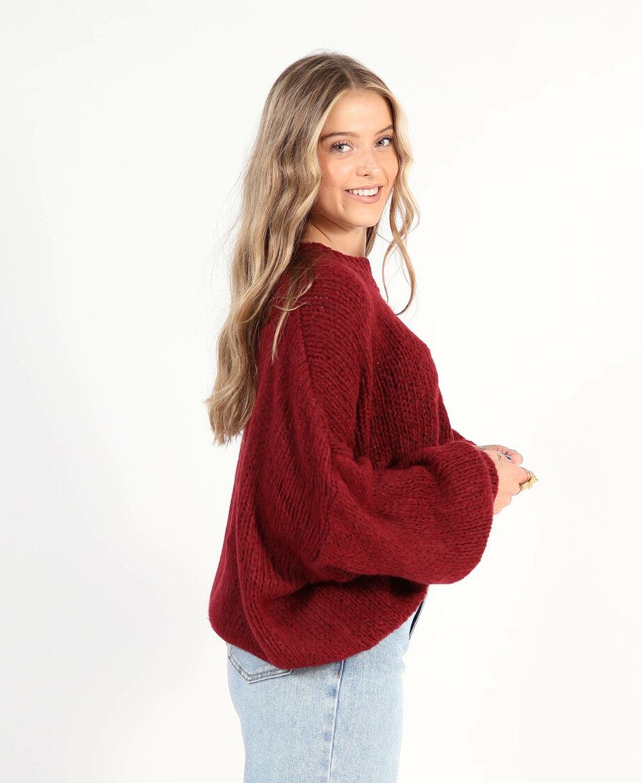 Comfy Knit Burgundy
