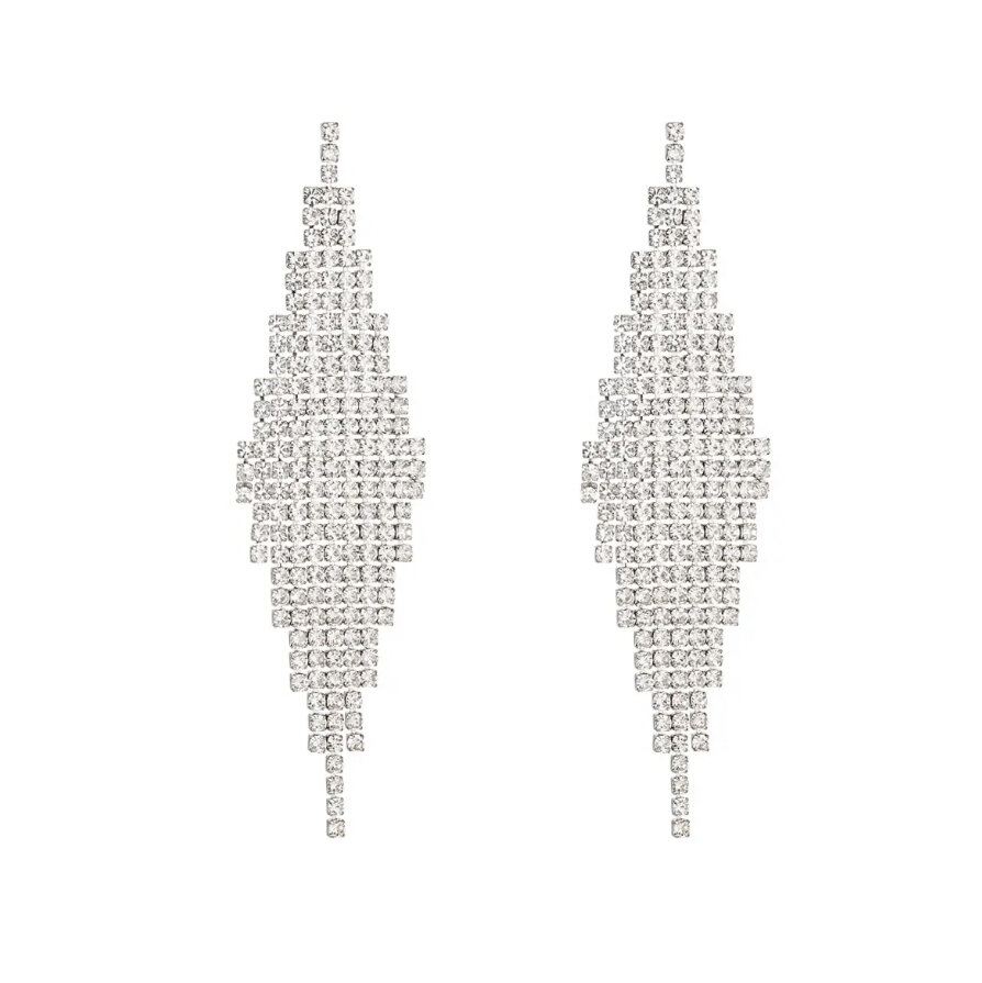 Party Statement Earrings Zilver