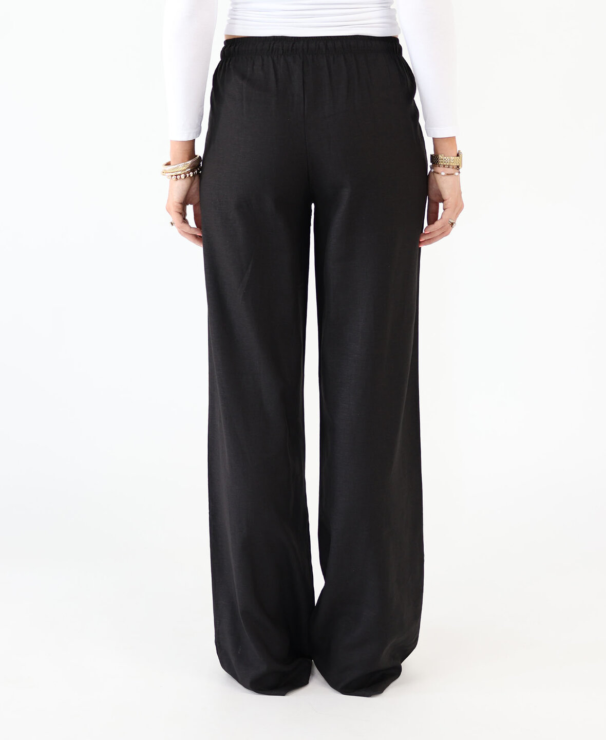 Linnen Pants Black (TALL)