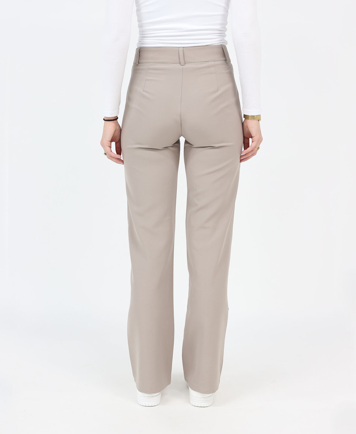 Sanne Stripe Pants Light Taupe (TALL)