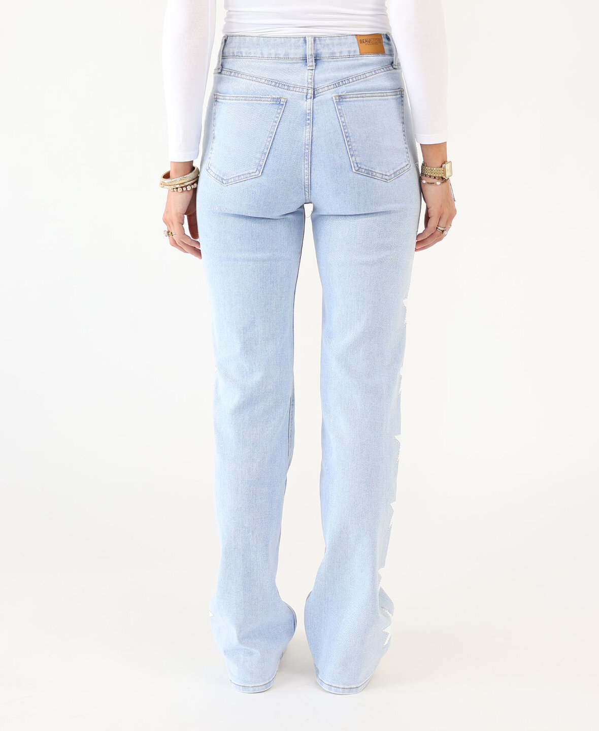 High Waist Glam Stars Wide Leg Jeans 3006-2 (TALL) (PRE ORDER 6 JUNI)