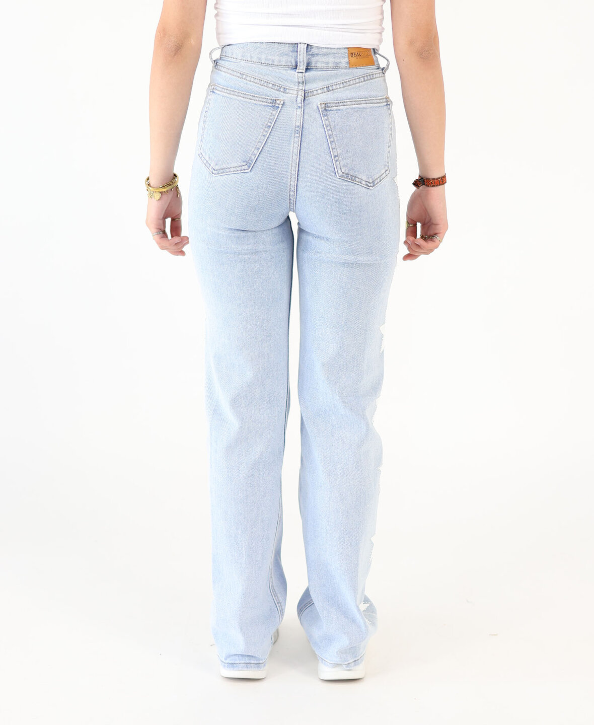 High Waist Glam Stars Wide Leg Jeans 3006-1 (REGULAR) (PRE ORDER 6 JUNI)