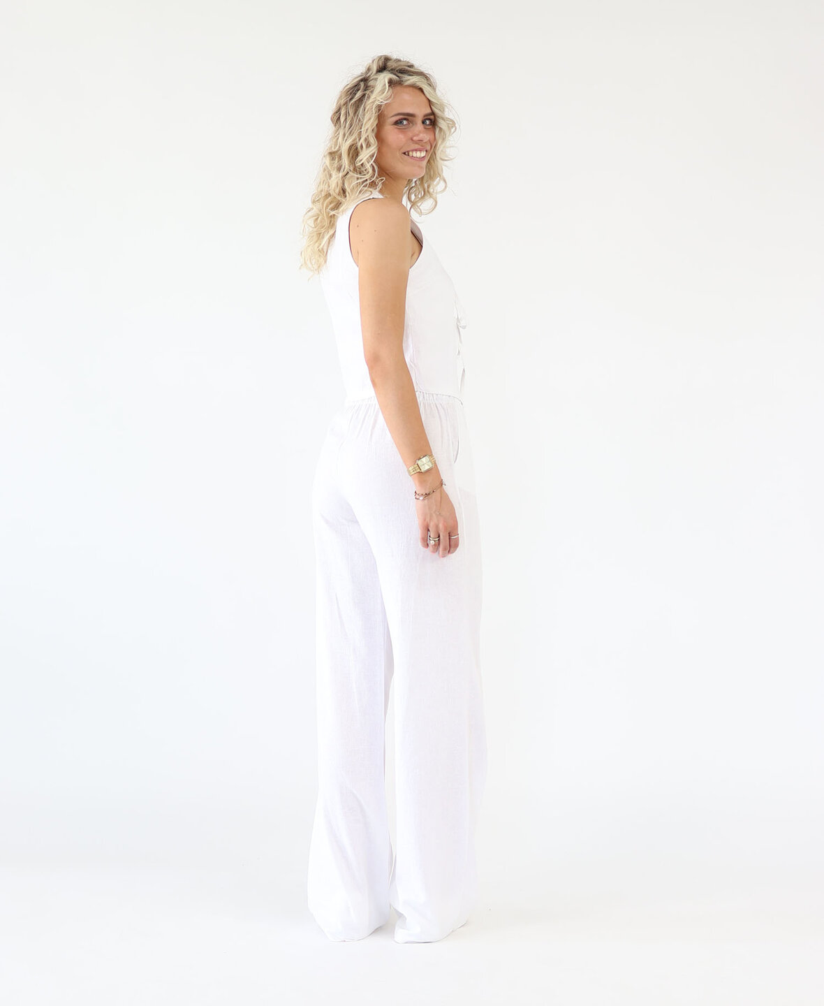 Linnen Pants White (TALL)